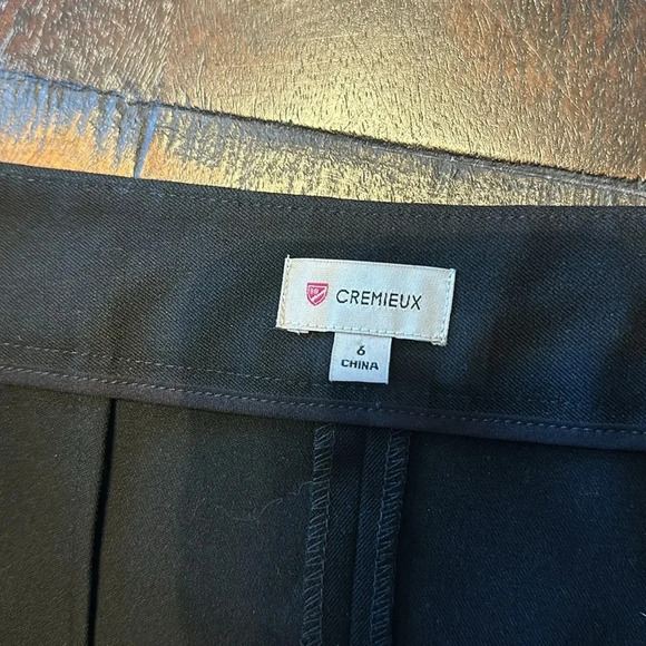 Cremieux smart black skirt size 6 EUC - Picture 4 of 8